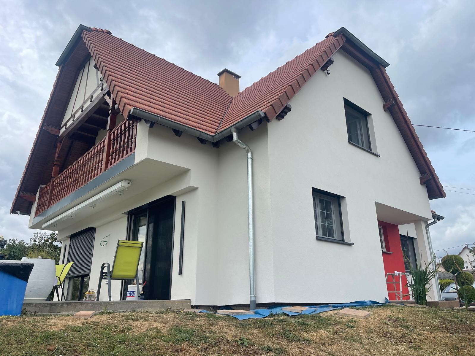 Façade rénovée par Crépi Centre à Façadier à Bischheim