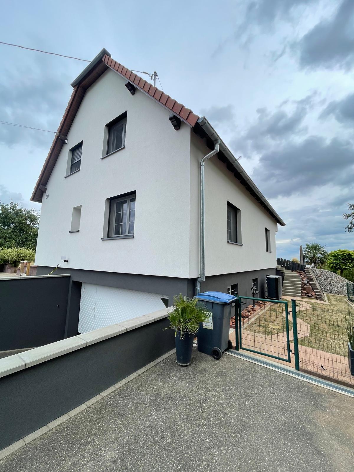 Façade rénovée par Crépi Centre à Façadier à Bischheim